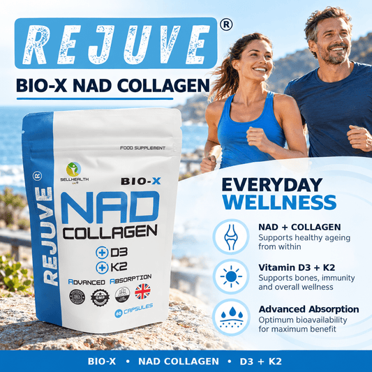 REJUVE BIO-X® NAD+ Collagen Formula - SellHealth UK