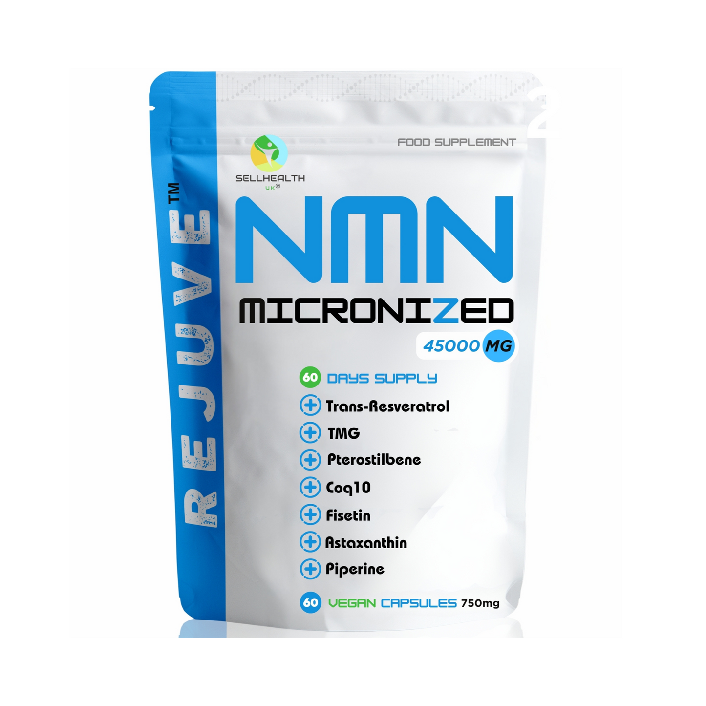 MICRONIZED NMN 8 In 1 Advanced Formula 2 Months Supply 45,000mg