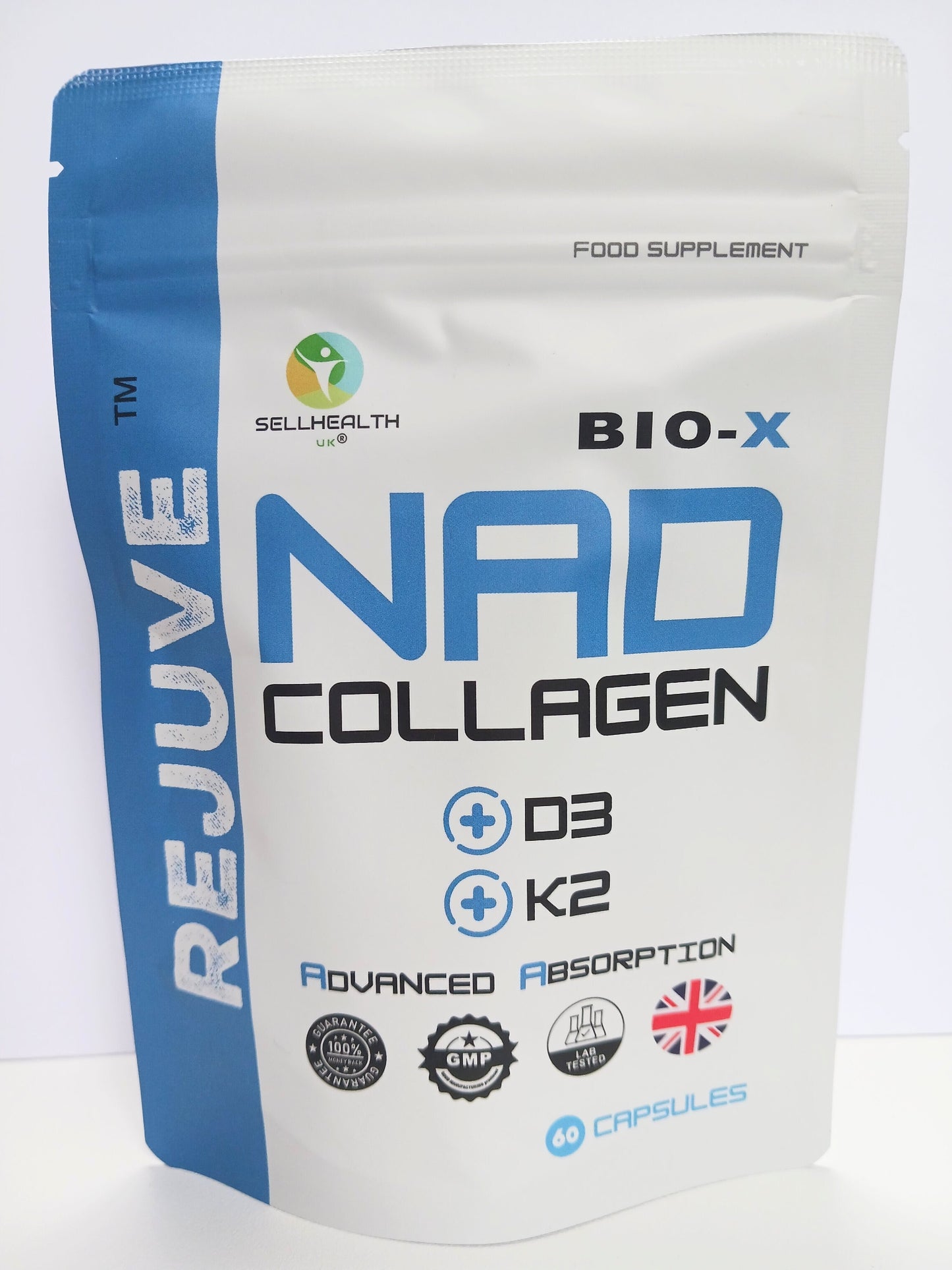 REJUVE BIO-X NAD+ COLLAGEN FORMULA by SellHealth UK