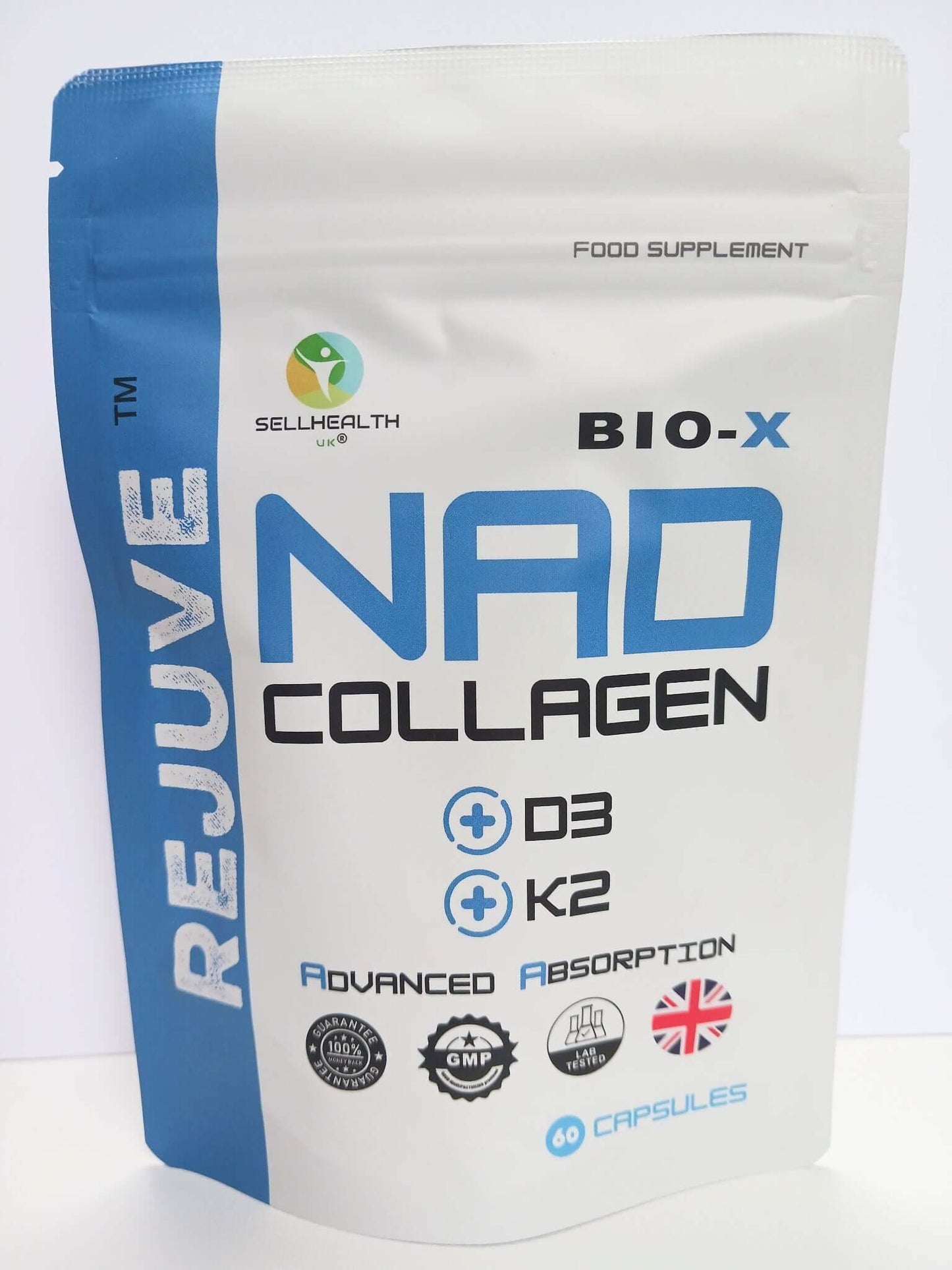 REJUVE BIO-X NAD+ COLLAGEN FORMULA by SellHealth UK