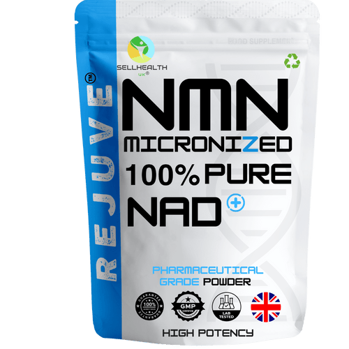 Pure Rejuve® NMN 99.93%+ Pharmaceutical Grade Nicotinamide Mononucleotide Powder + Measure & FREE NMN eBook
