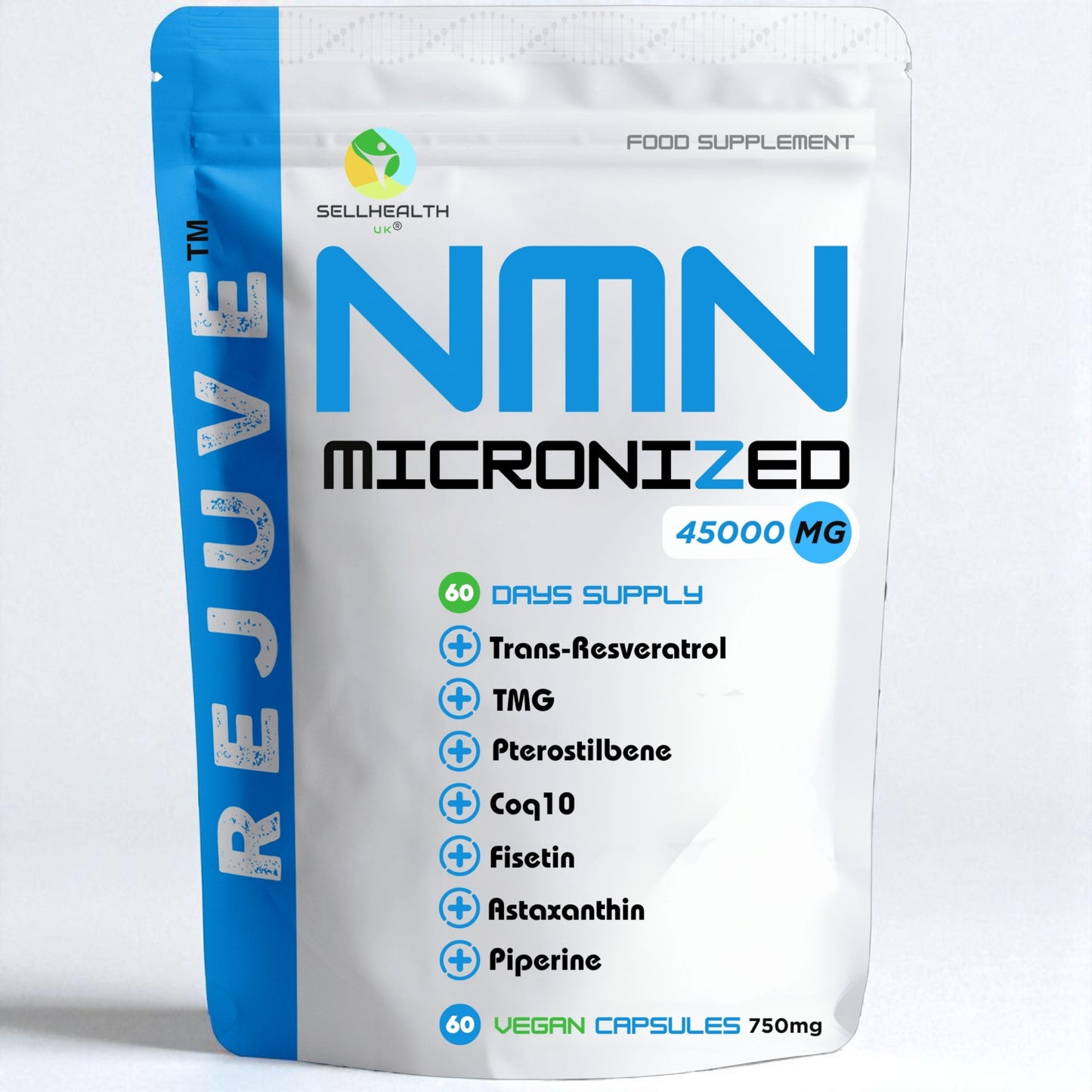 MICRONIZED NMN 8 In 1 Advanced Formula 2 Months Supply 45,000mg
