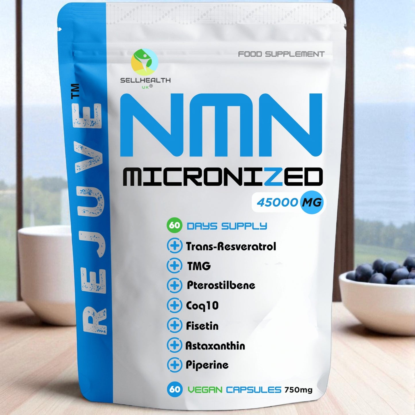 MICRONIZED NMN 8 In 1 Advanced Formula 2 Months Supply 45,000mg