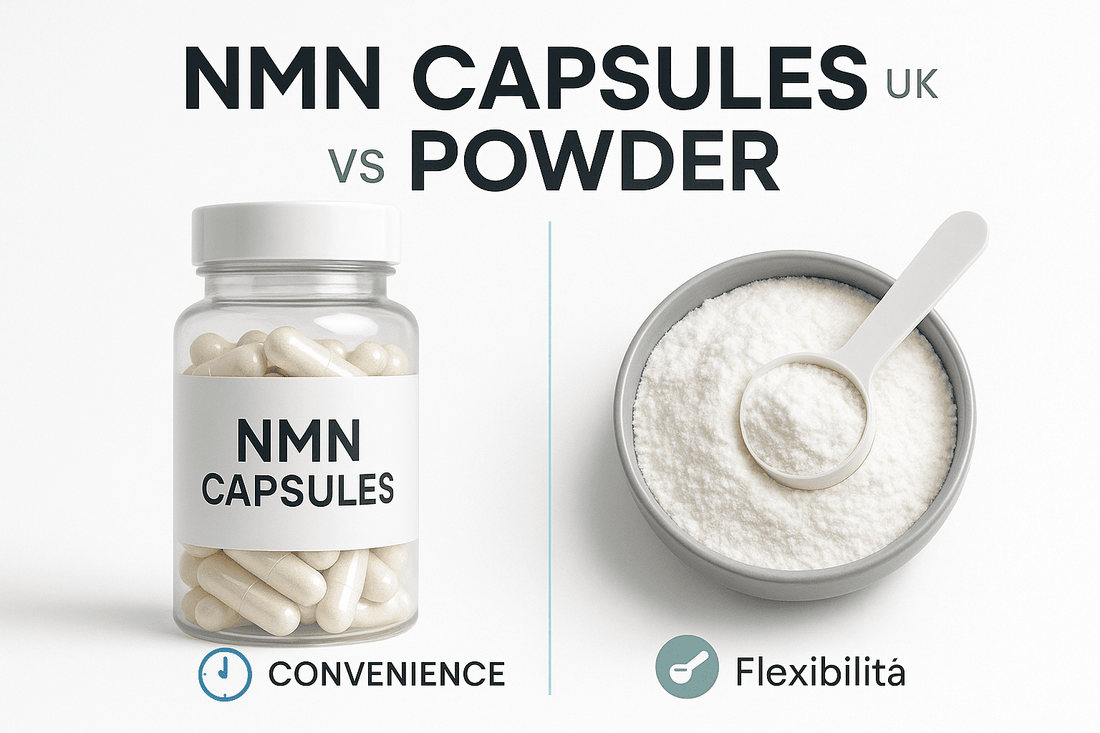 NMN Capsules vs Powder UK - SellHealth UK