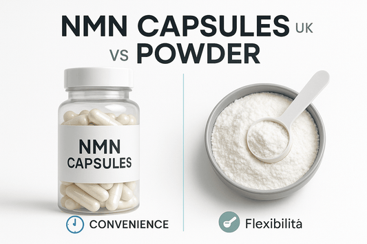 NMN Capsules vs Powder UK - SellHealth UK