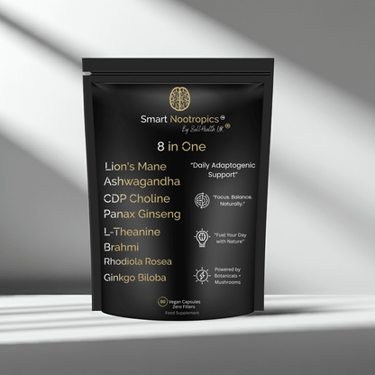 Smart Nootropics 8-in-1 Advanced Cognitive Essential Formula 60 Capsules