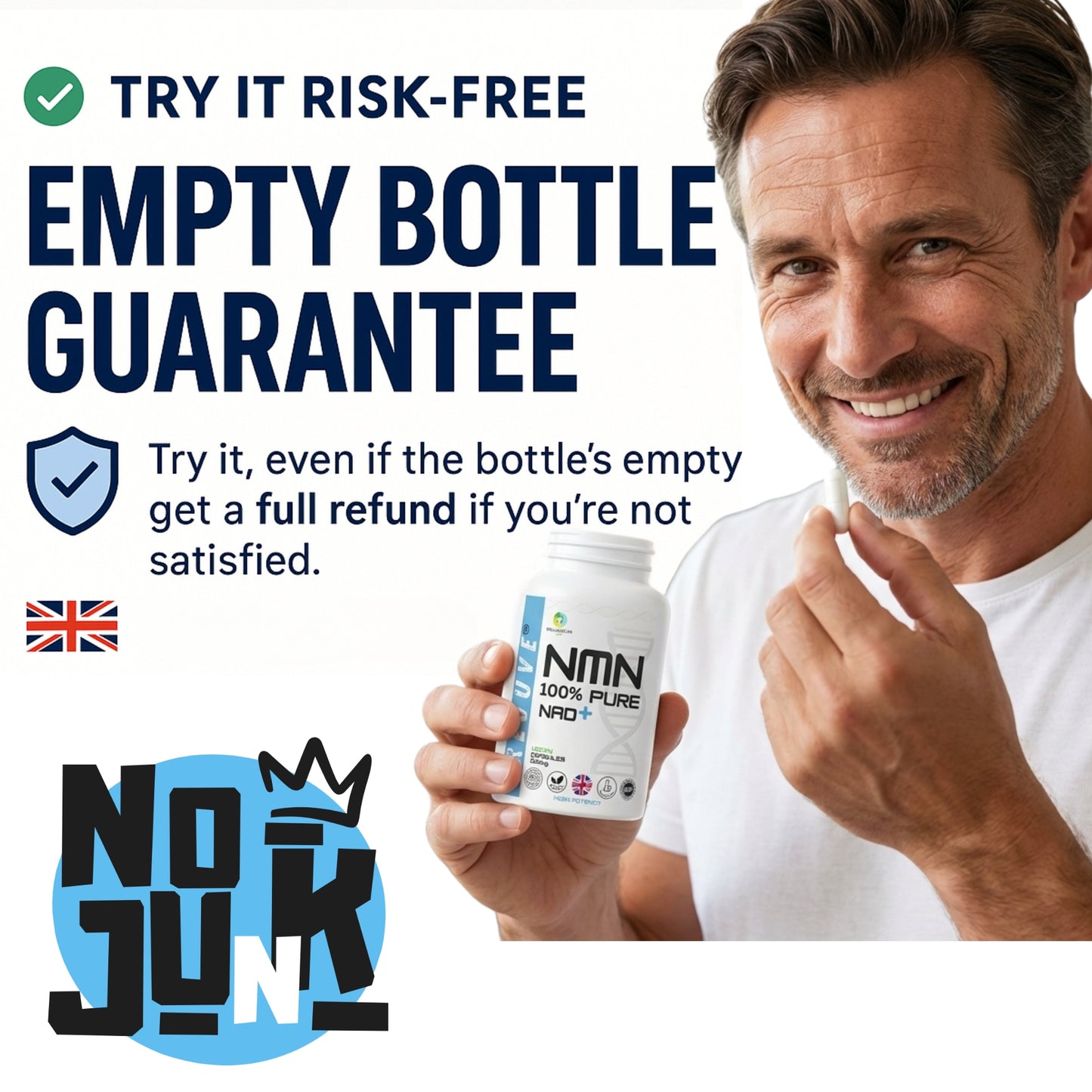 Longevity Pack 1 Packet of REJUVE NMN Blend + 2 Packets of REJUVE BIO-X™ NAD+ Collagen Formula